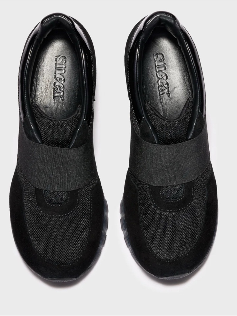 Sneex-The Icon in Black/Black Patent Size 9 ~ New No Box - Picture 7 of 13